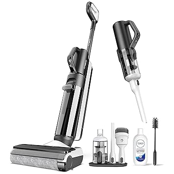 Tineco Cord-Free Vacuum Cleaner (Floor One S5 Combo) Black and White