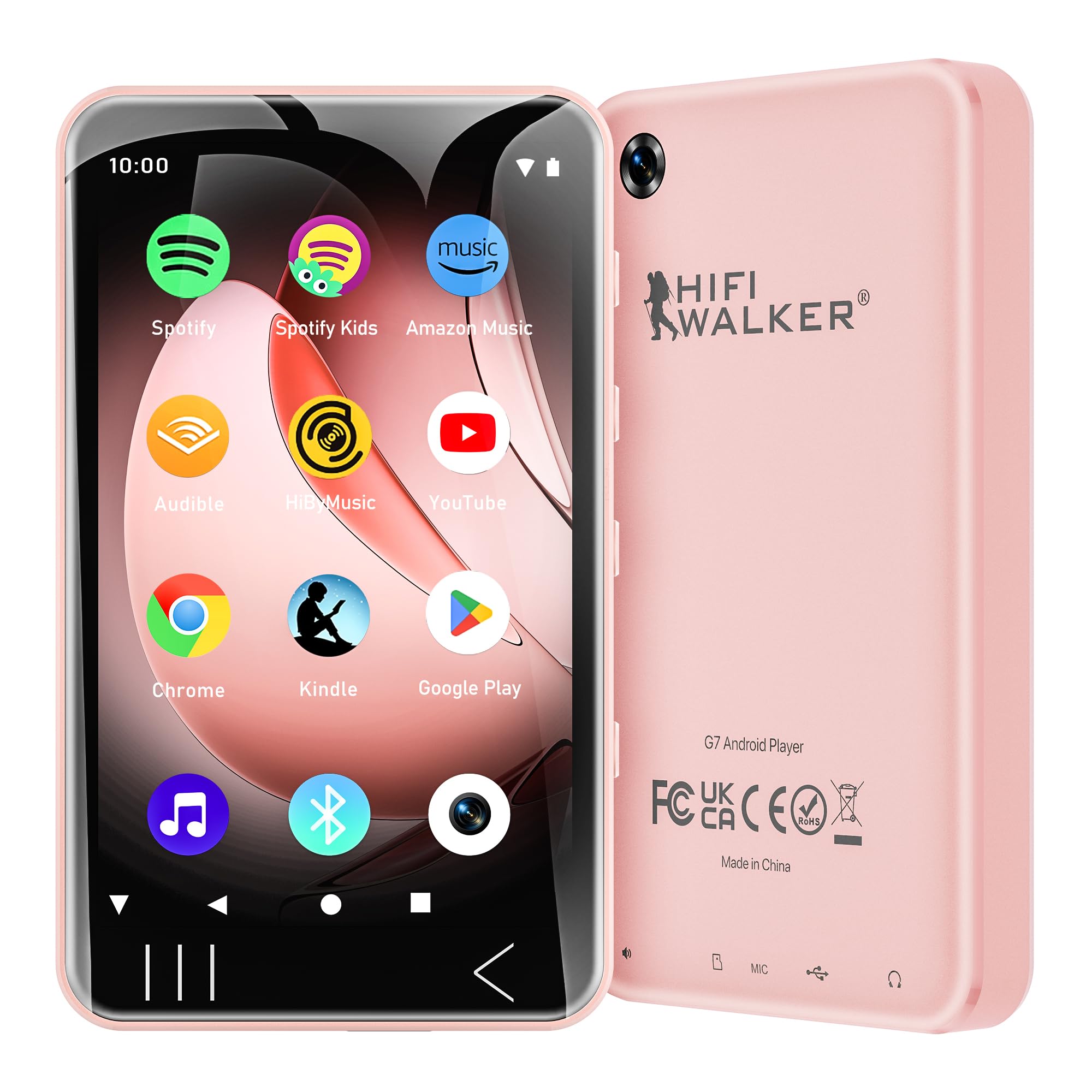 HIFI WALKER G7 MP3 Player mit Bluetooth & WLAN, Android 13, 144GB Speicher