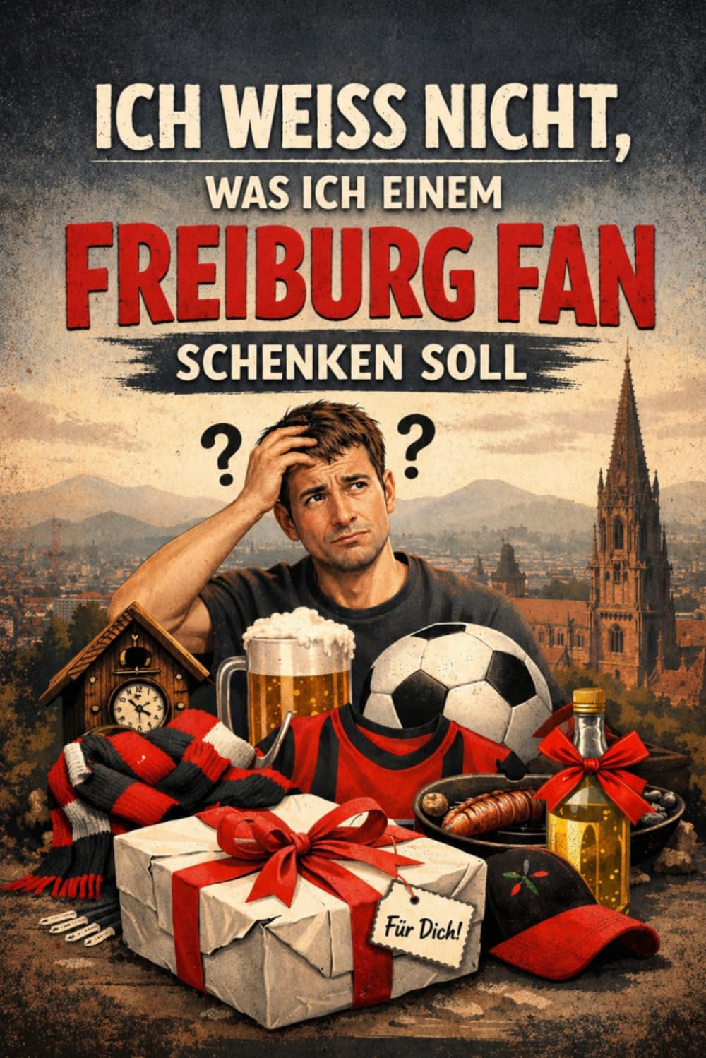 "Ich weiß nicht was ich einem Freiburg Fan schenken soll" - Buch: Das perfekte Geschenk für alle Freiburger (Vereine)