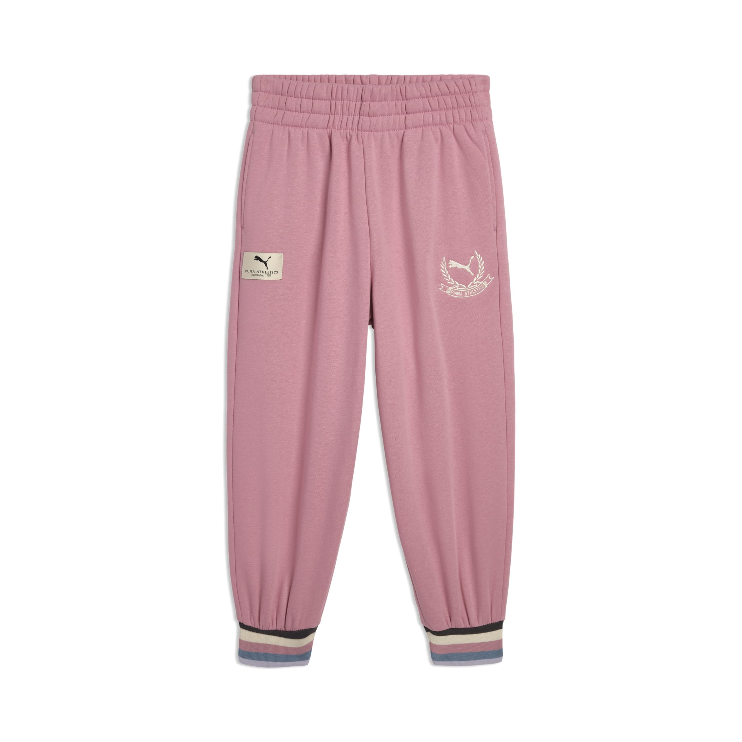 Puma Girls' Core Logo Jogger, Fleece Lined, Elastic Waistband, Pull on Pant