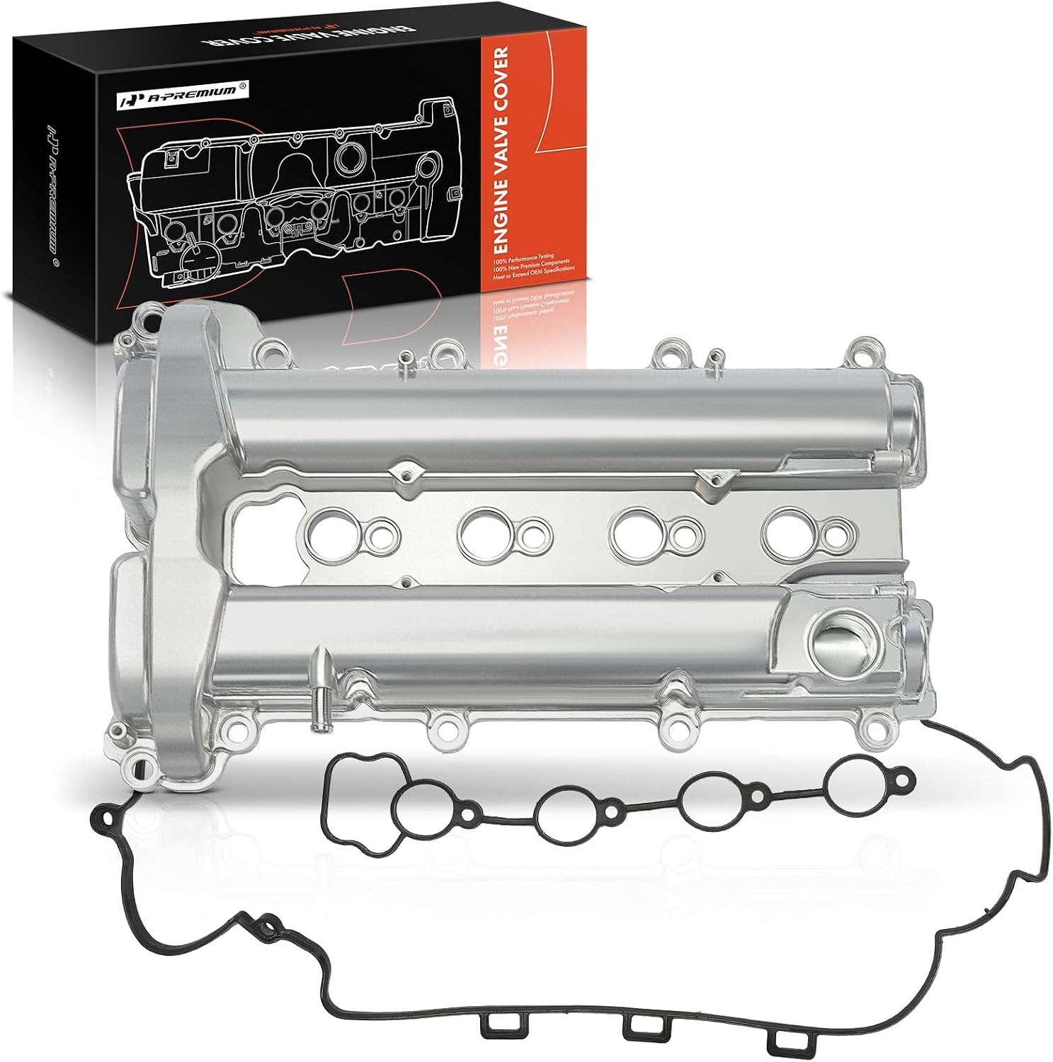 A-Premium Engine Valve Cover Compatible with Chevrolet Malibu 2008-2012, HHR 2006-2011, Cobalt 2006-2010 & Pontiac G5 2007-2009, G6 2006-2010, Solstice 2006-2009 & Saturn Aura