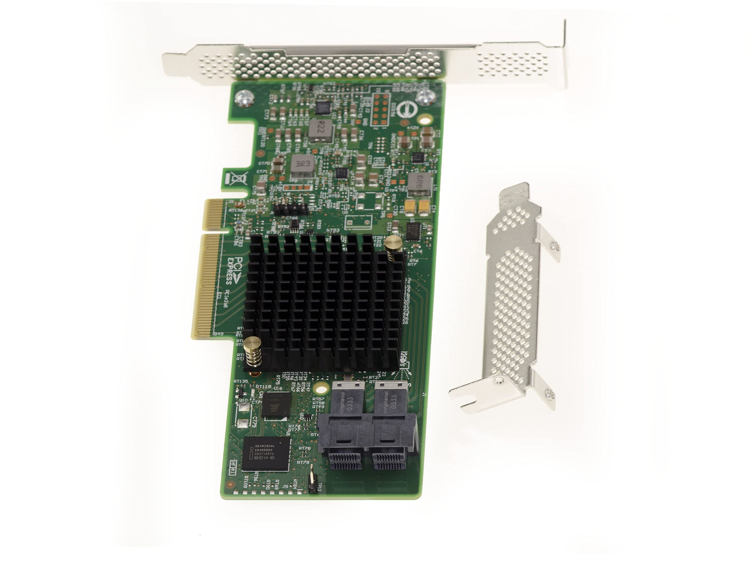 Carte Contrôleur PCIe 3.0 SAS 12Gb/s 8 Ports Internes – RAID 0,1,1E,10 – Chipset SAS3008 – Low/High Profile – Compatible Windows, Linux, VMware