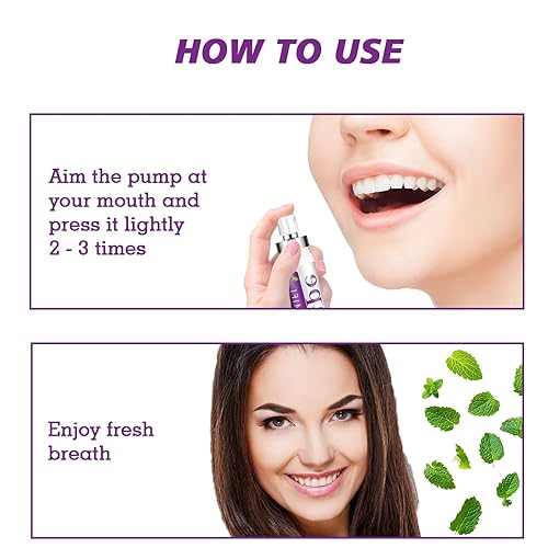 Miniatura 7 de PEGO Aerosol respiratorio, espray oral para respiración, ambientadores bucales, sin azúcar, mal aliento para adultos, portátil de larga duración