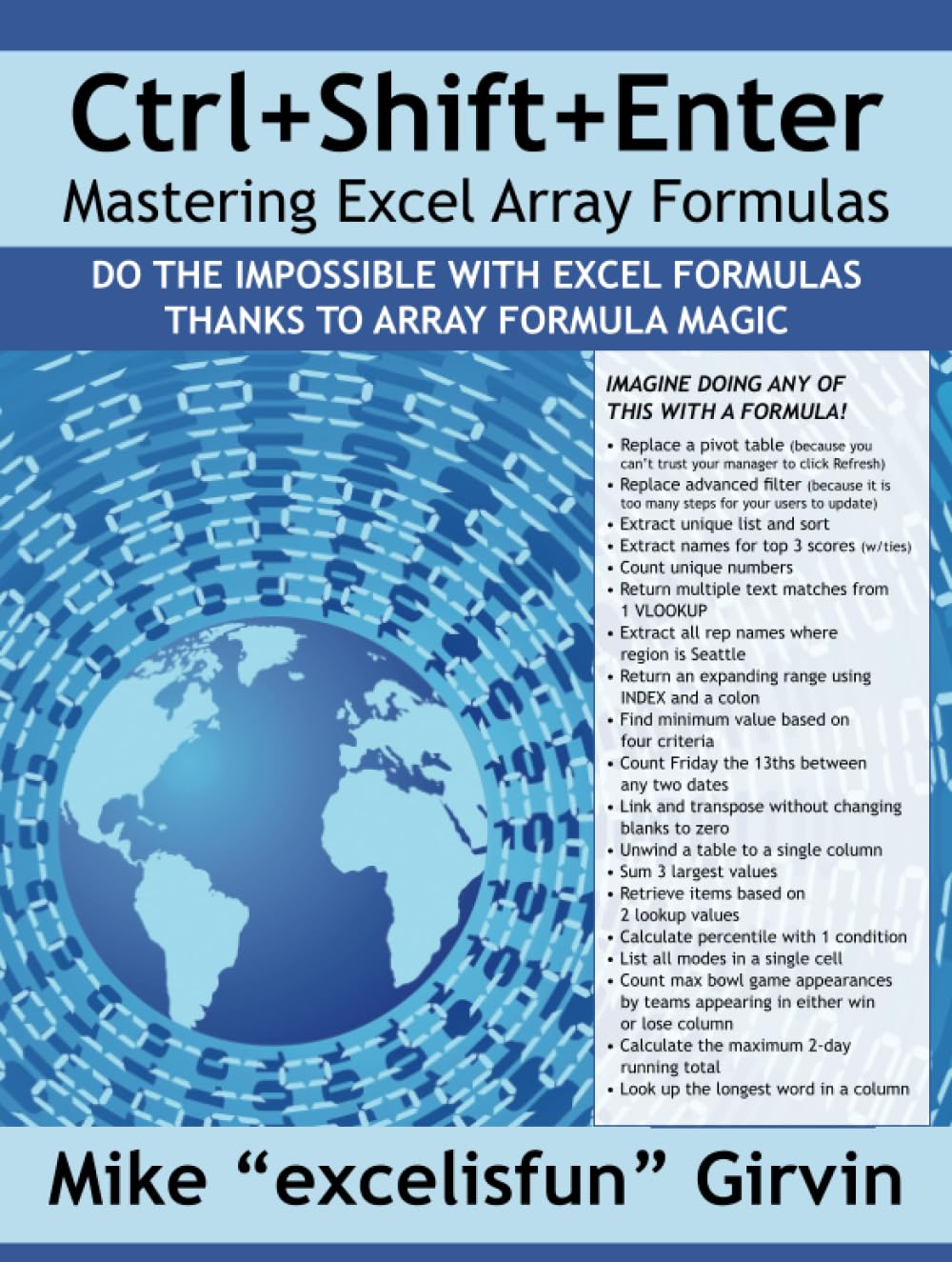 Ctrl+Shift+Enter Mastering Excel Array Formulas