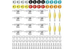 Colorful Tech Deck Wheels: A DIY Fingerboard Kit with Tons of Parts