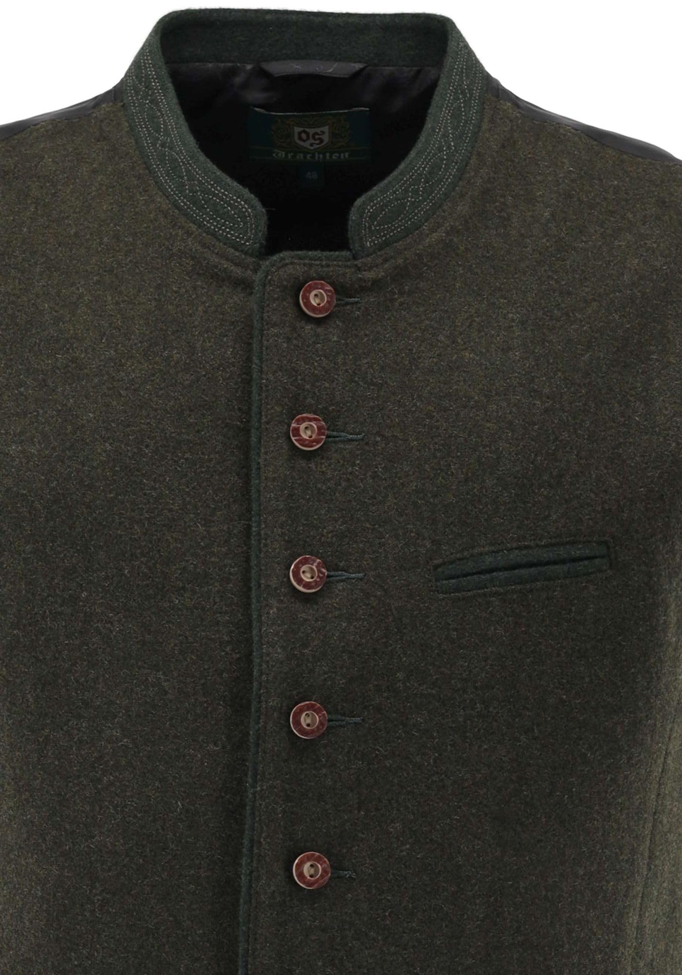 OS Trachten Trachtenweste Slim Fit Thoyad