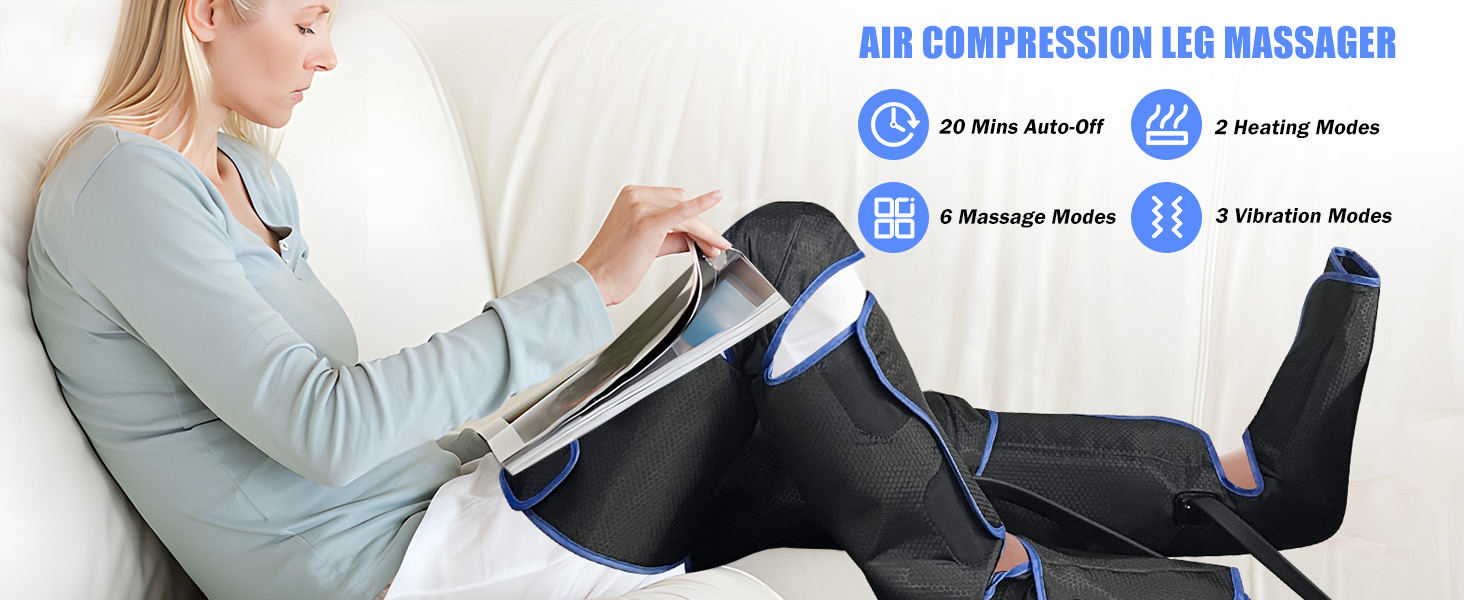 ＬＥＧ　ＭＡＳＳＡＧＥＲ（エアマッサージャー） Amazon.com: FinityPro Air Compression Leg Massager Full Leg
