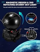 Vista 7 de Proyector de galaxia, proyector de estrellas con modos de nebulosa, proyector de astronauta espacial con control remoto, proyector de galaxia