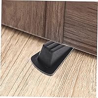 Vista 6 de DOITOOL 6 piezas de tope de puerta para puerta de piso negro tope de puerta protector de pared de puerta parachoques de puerta de goma protector