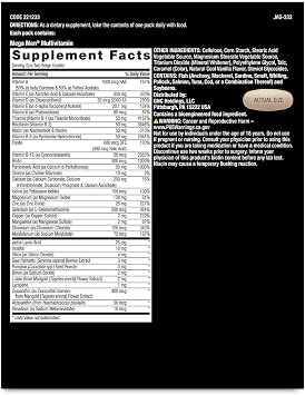 GNC Mega Men Healthy Testosterone Vitapak Program V2, 30 Ct, 30 Servings
