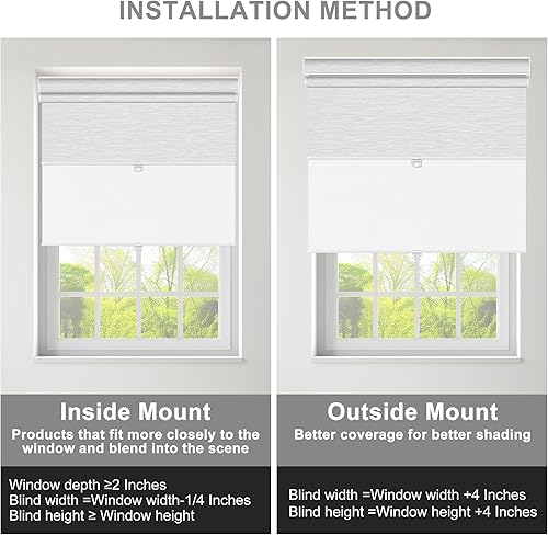 Miniatura 9 de BERISSA Persianas enrollables opacas de jacquard a rayas con cenefa de casete, aislamiento térmico, protección UV, para oficina en casa, fáciles de