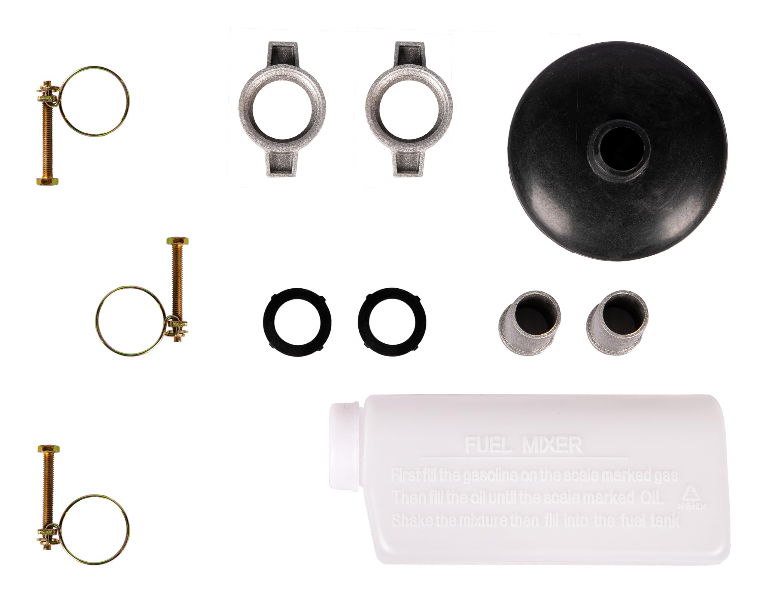 HYUNDAI Benzin Wasserpumpe GWP25052 – 1.84 PS, 2-Takt Motorpumpe, 8.000 l/h Förderleistung, 25 m Förderhöhe, mobile Gartenpumpe, Teichpumpe für Entwässerung & Bewässerung