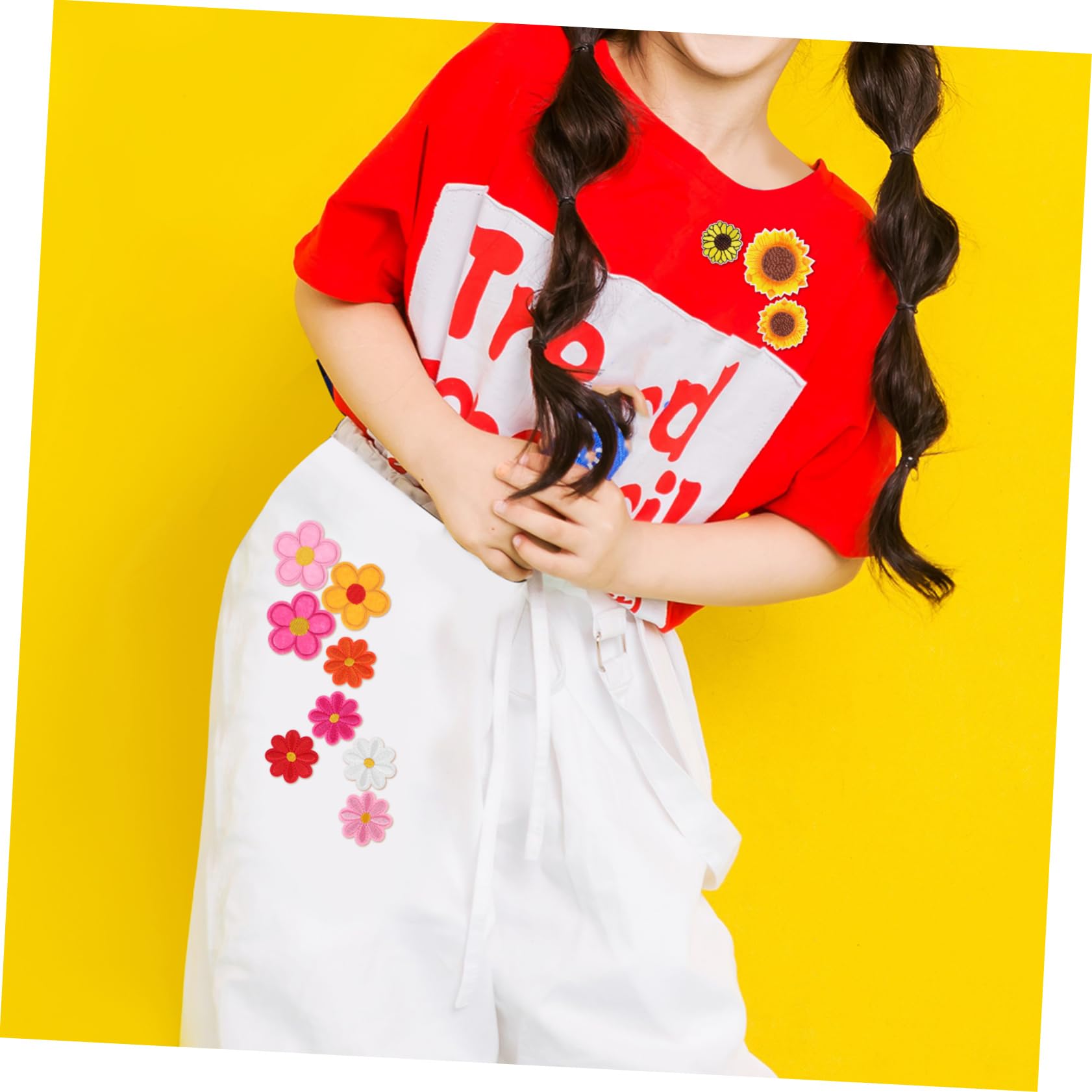 Operitacx 284stücke Teiliges Bunter Blumen-patches Zum Aufbügeln Einzigartige Applikationen Für Kleidung Hüte Taschen Und Mehr Haltbare Gestickte Designs Für Kreative -reparaturen