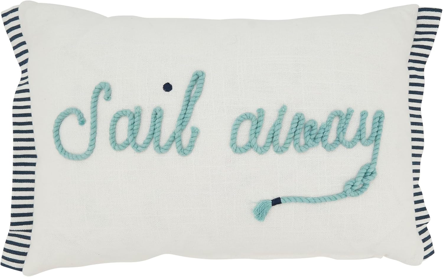 SARO LIFESTYLE Sail Away Splendor Down Filled Throw Pillow