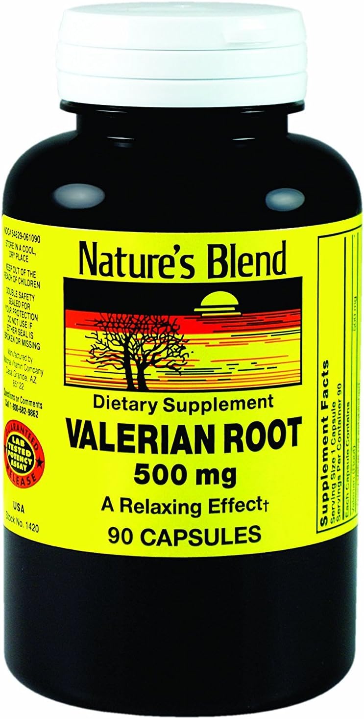 Valerian Root 500 mg 90 Capsules