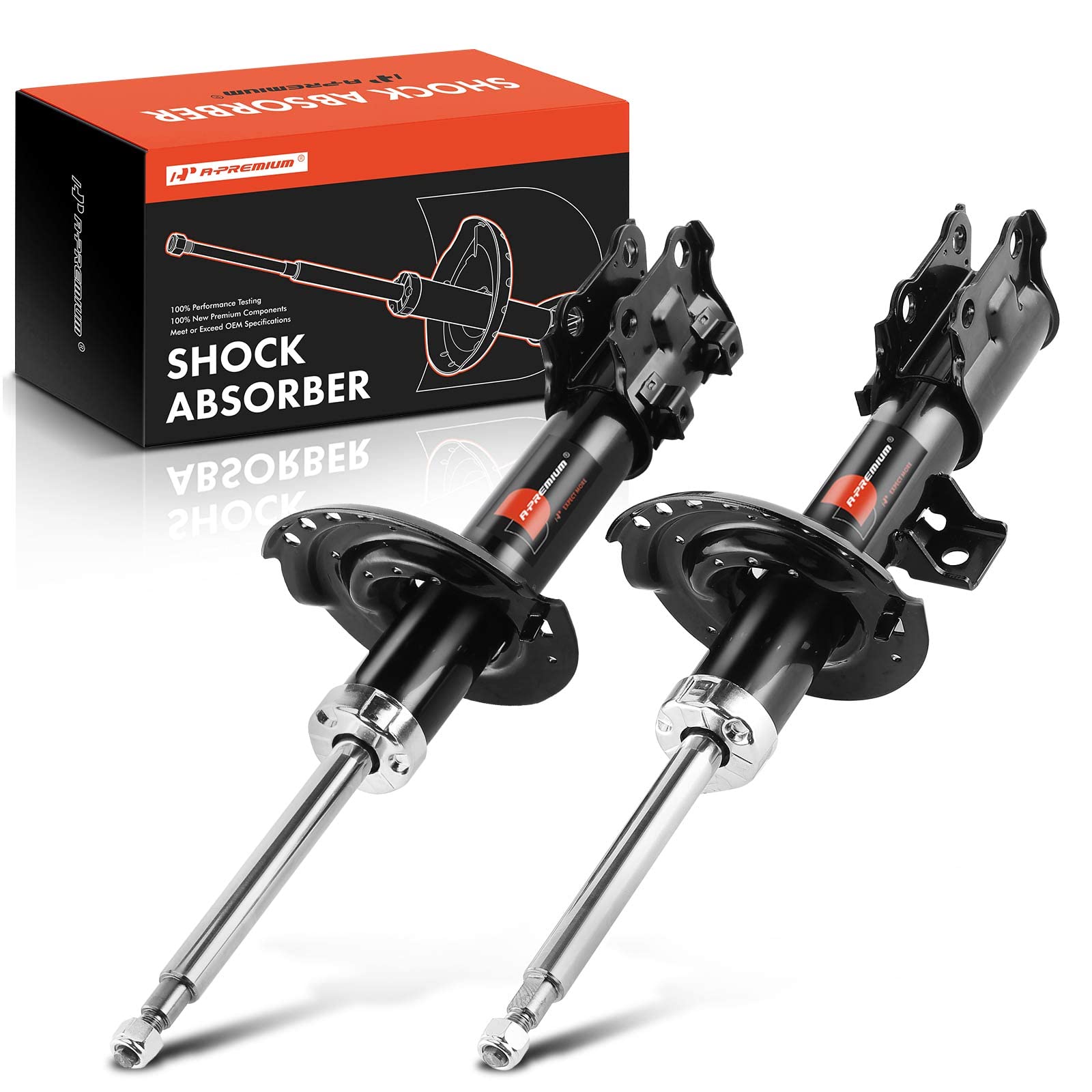 A-Premium Front Pair [2] Strut Assembly Compatible with Hyundai Elantra 2011-2016, Driver and Passenger Side, Replace# 546613X050, 546613X250