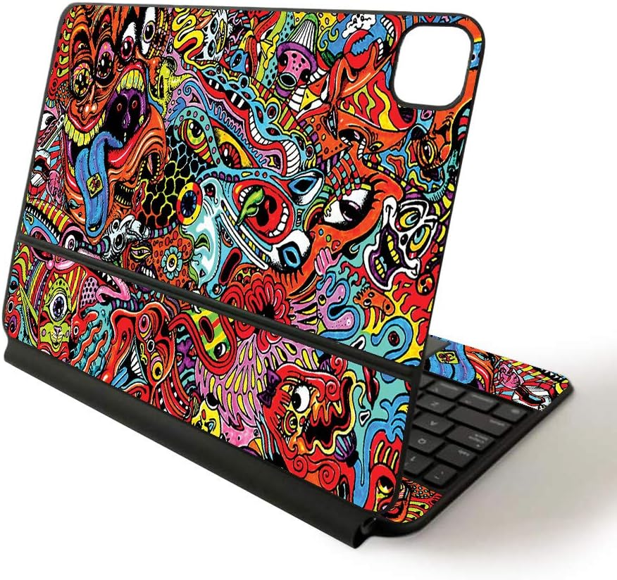 MightySkins Skin for Apple Magic Keyboard for iPad Pro 11-inch (2020) - Sushi | Protective, Durable, and Unique Vinyl Decal wrap Cover, Glamorous (APIPSK1120-Glamorous)