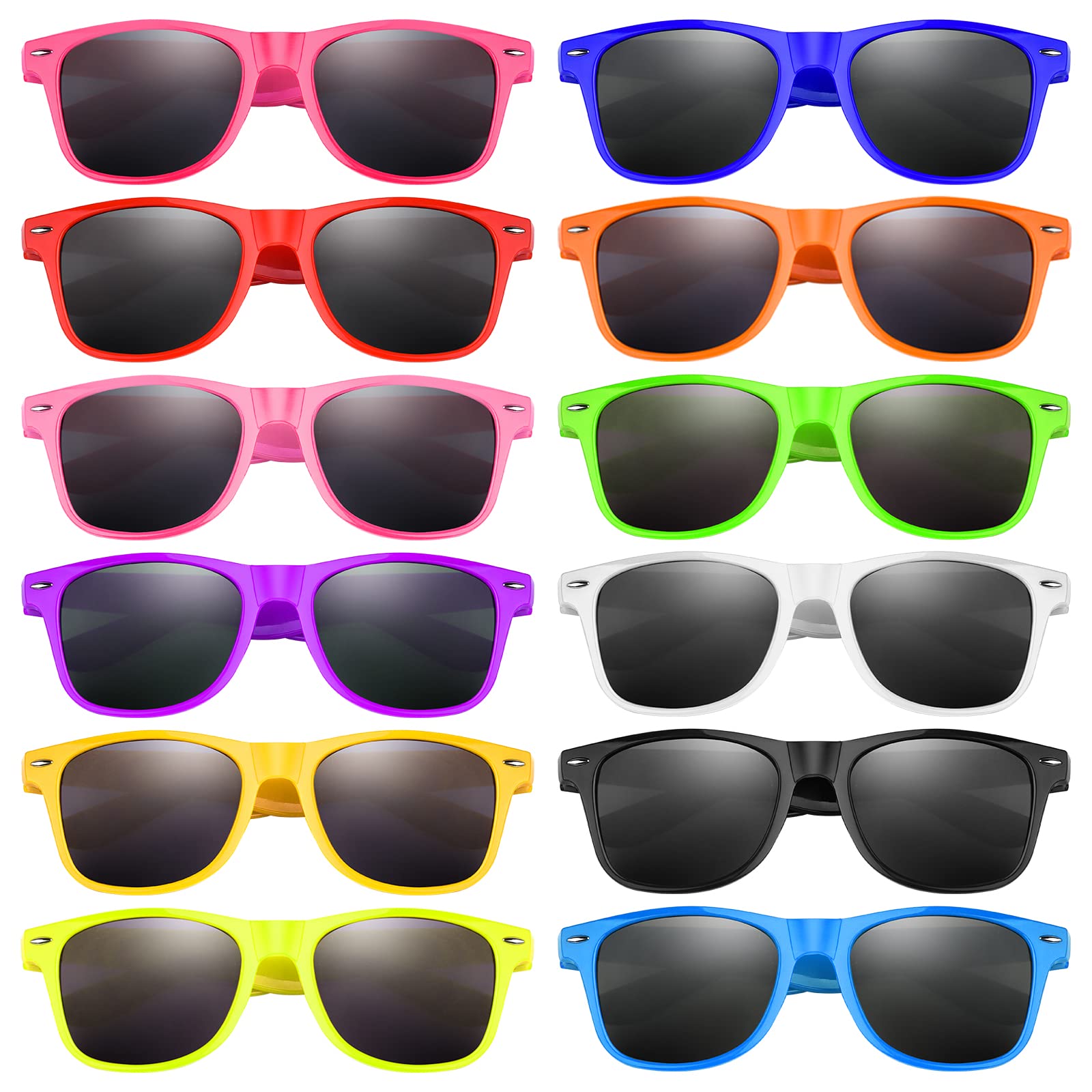 MIAHART Kids Sunglasses Bulk for Boys and Girls Glasses Party Favors for Summer Beach Pool Party Carnival Prizes