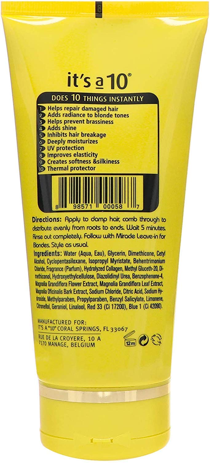 Its A 10 + Keratin Mir Le Size 2z Its A 10 + Miracle Leave-In Plus Keratin, 2 Fl. Oz (Pack of 8)