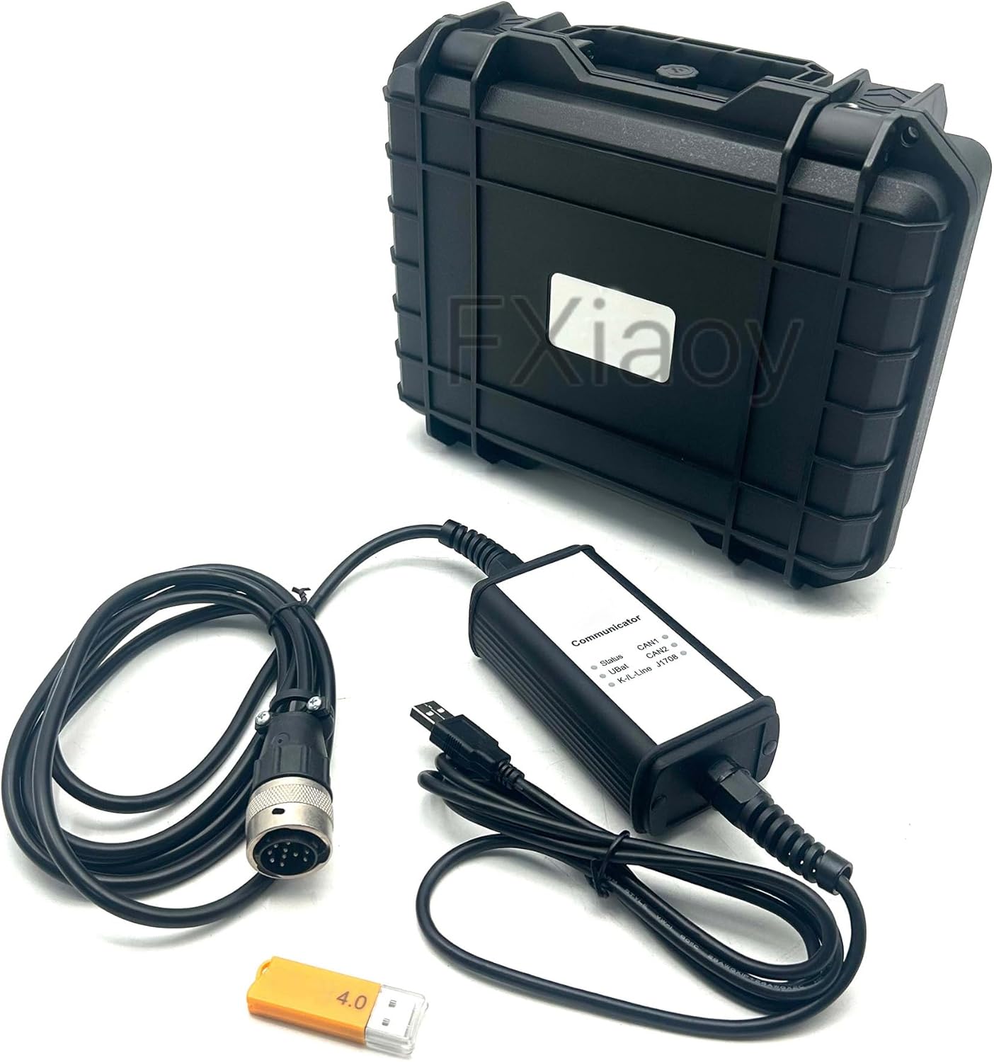 for Deutz Diagnostic Scanner Tool for Deutz DeCOM SerDia Software Support CAN K/L-Line for Deutz DECOM Controllers Diagnosis Tool with Software (Adapter with Software with CF53)