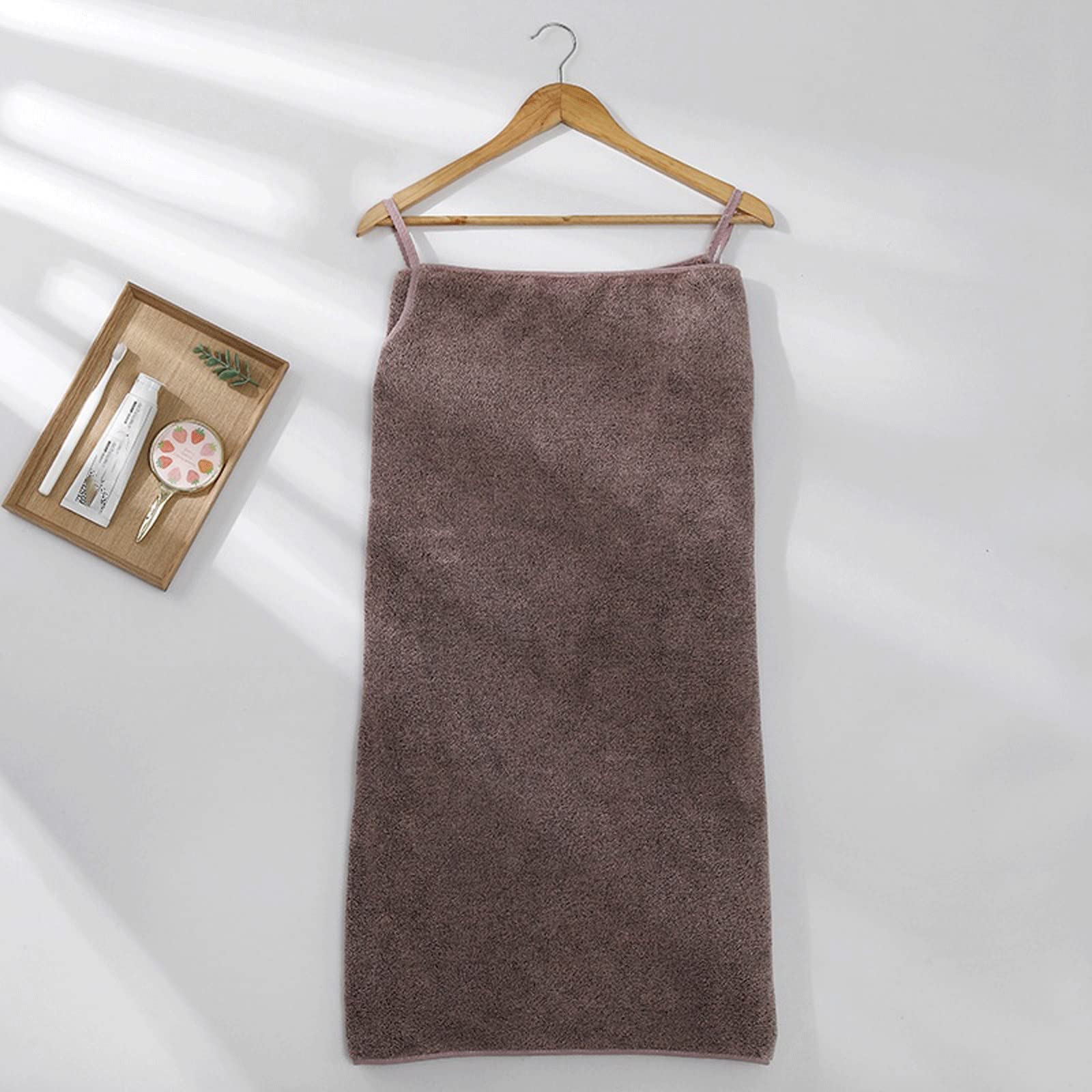 Asciugamani da Bagno Accappatoio in Microfibra indossabile Donna Doccia Asciugamano da Bagno Morbido per Adulti per Tessuti per la casa Asciugamani da Bagno e Sauna Bagno