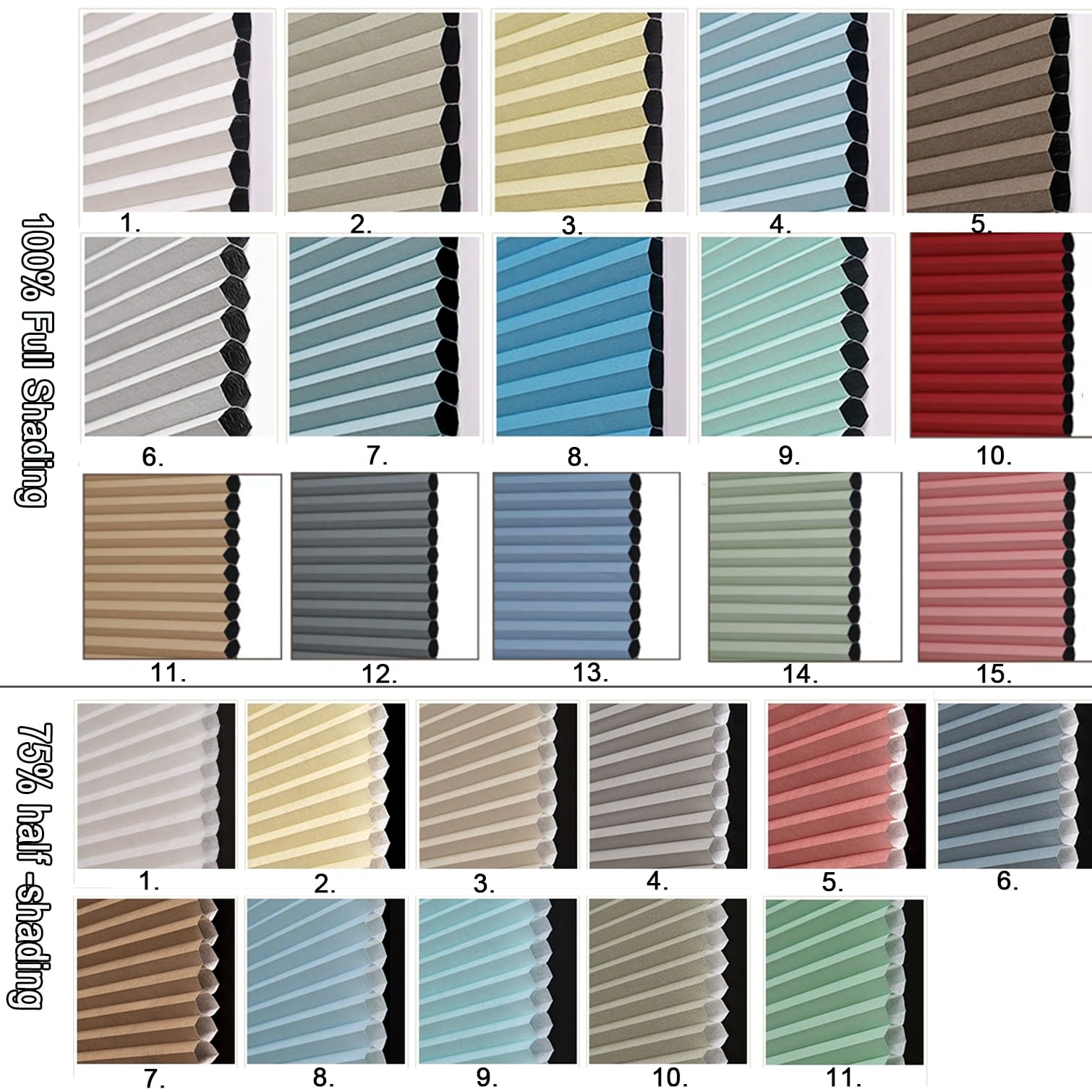 Amazon｜XJLXKLWG ハニカムシェード ハニカムスクリーン 窓用ハニカム