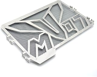 MT07 Accessoires Moto en Acier Inoxydable Grille de Protection Grille de Radiateur pour Yamaha MT 07 MT-07 2013 2014 2015 2016 2017 2018 2019 (Noir)
