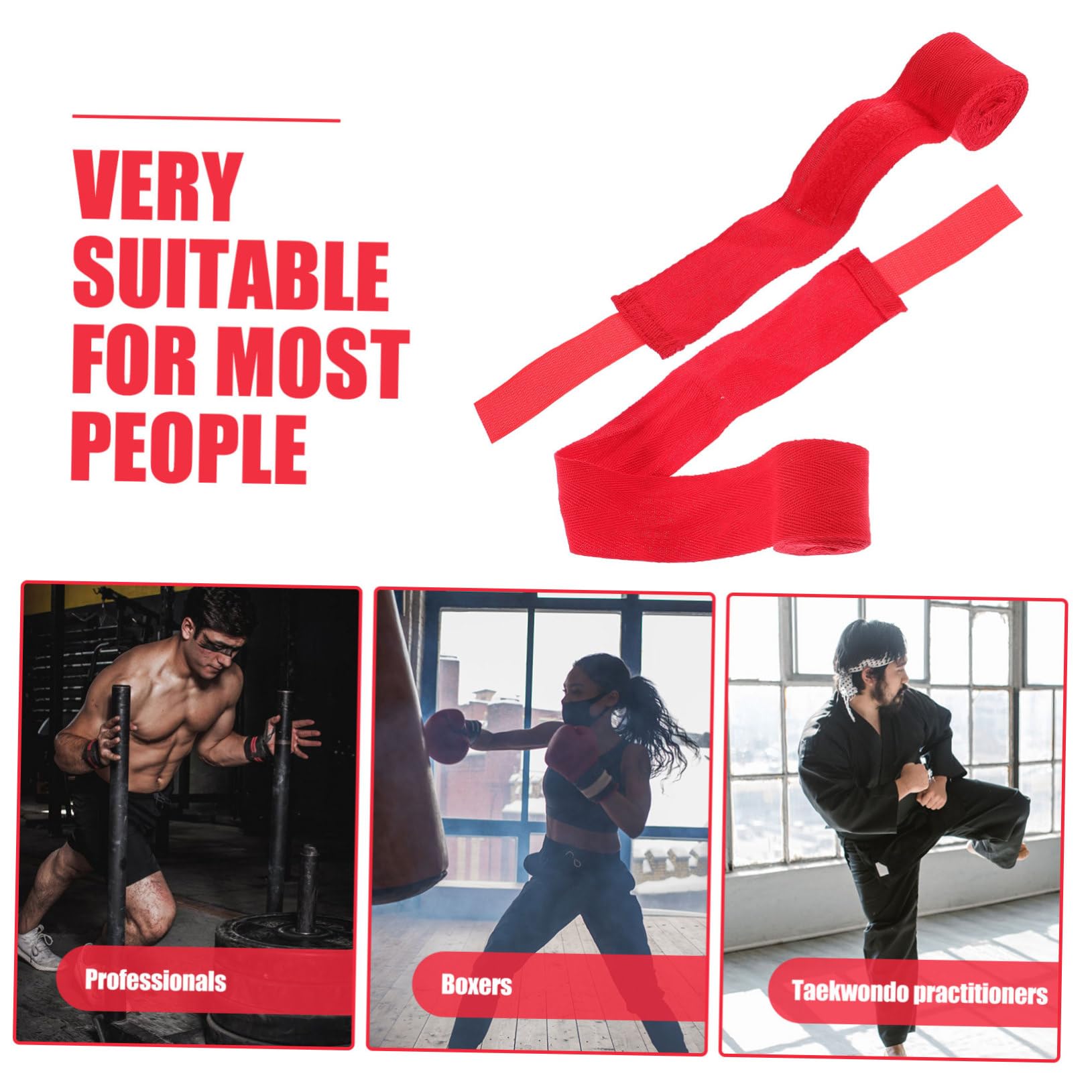 OSOLADY Boxing Protective Gear Hand Wraps Wrist Strap for Boxing Kickboxing Thai