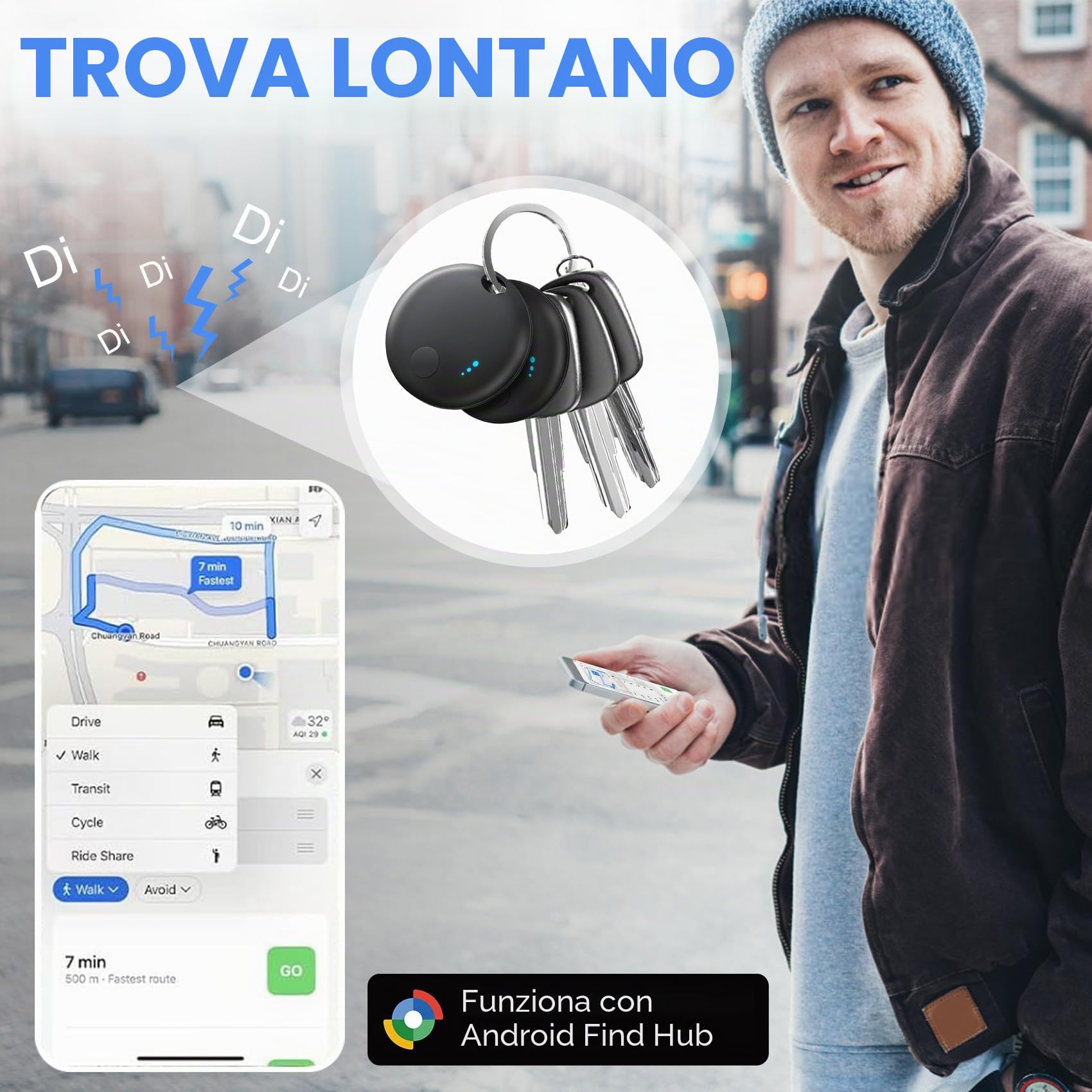 LocLynx Android Smart Tracker Tag — immagine 6 di 16