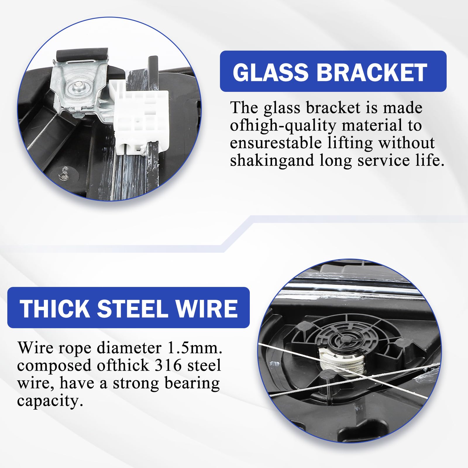 Amazon.com: X4XZ OEM Factory Window Regulator without Motor for  