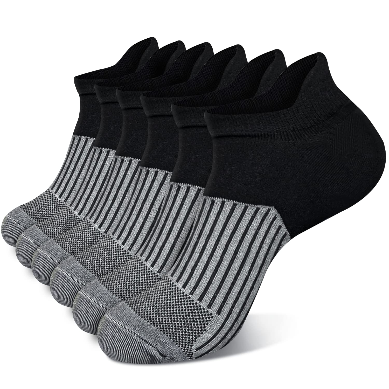Herren-Knöchelsocken 4er-Pack - Sportlich, Gepolstert & Atmungsaktiv