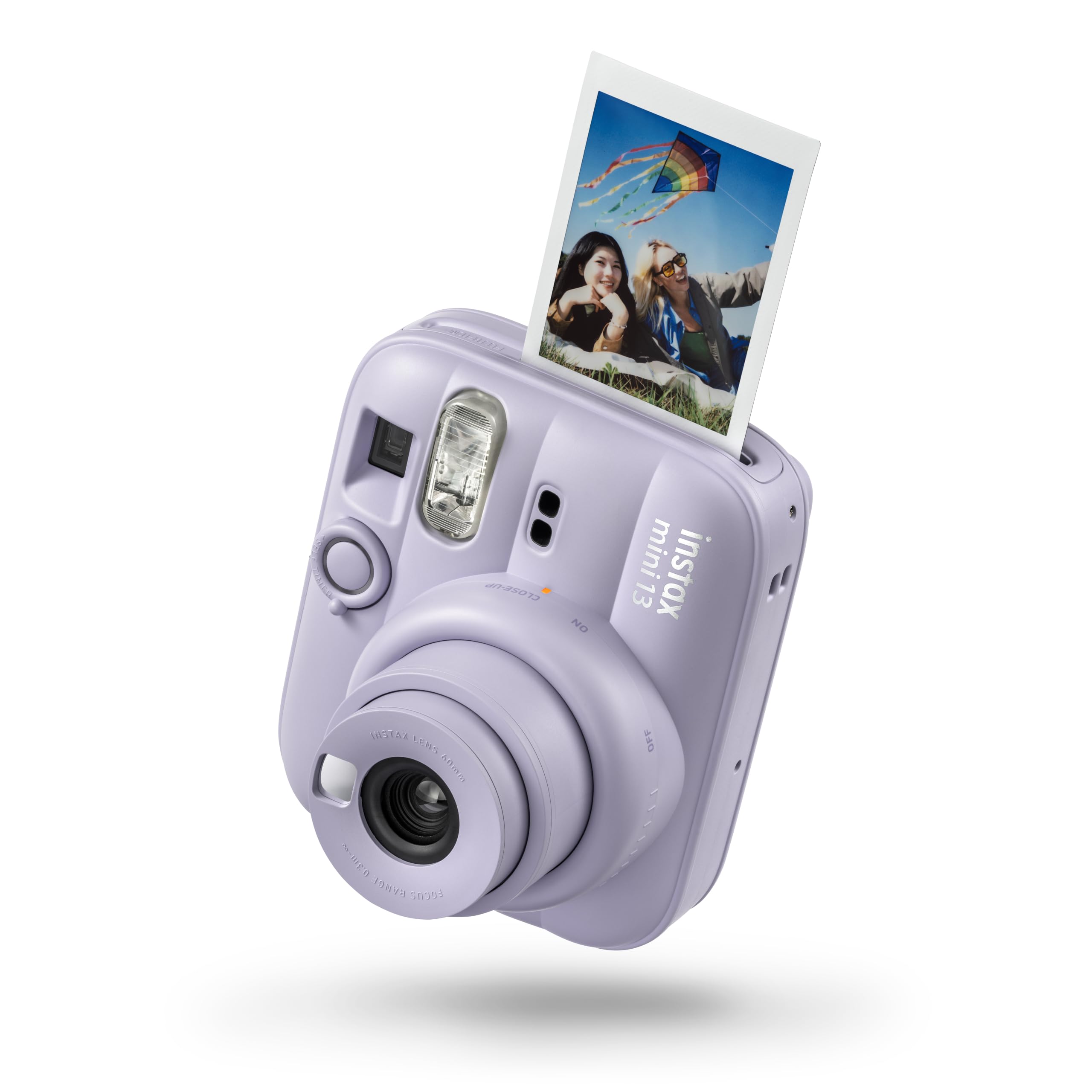Fujifilm instax mini 13 Dreamy Purple, Fotocamera Istantanea Ibrida | Specchietto Selfie e Modalità Autoscatto, Esposizione Automatica, Flash Integrato, Design Pop, Dimensioni Stampa 86mm x 54mm