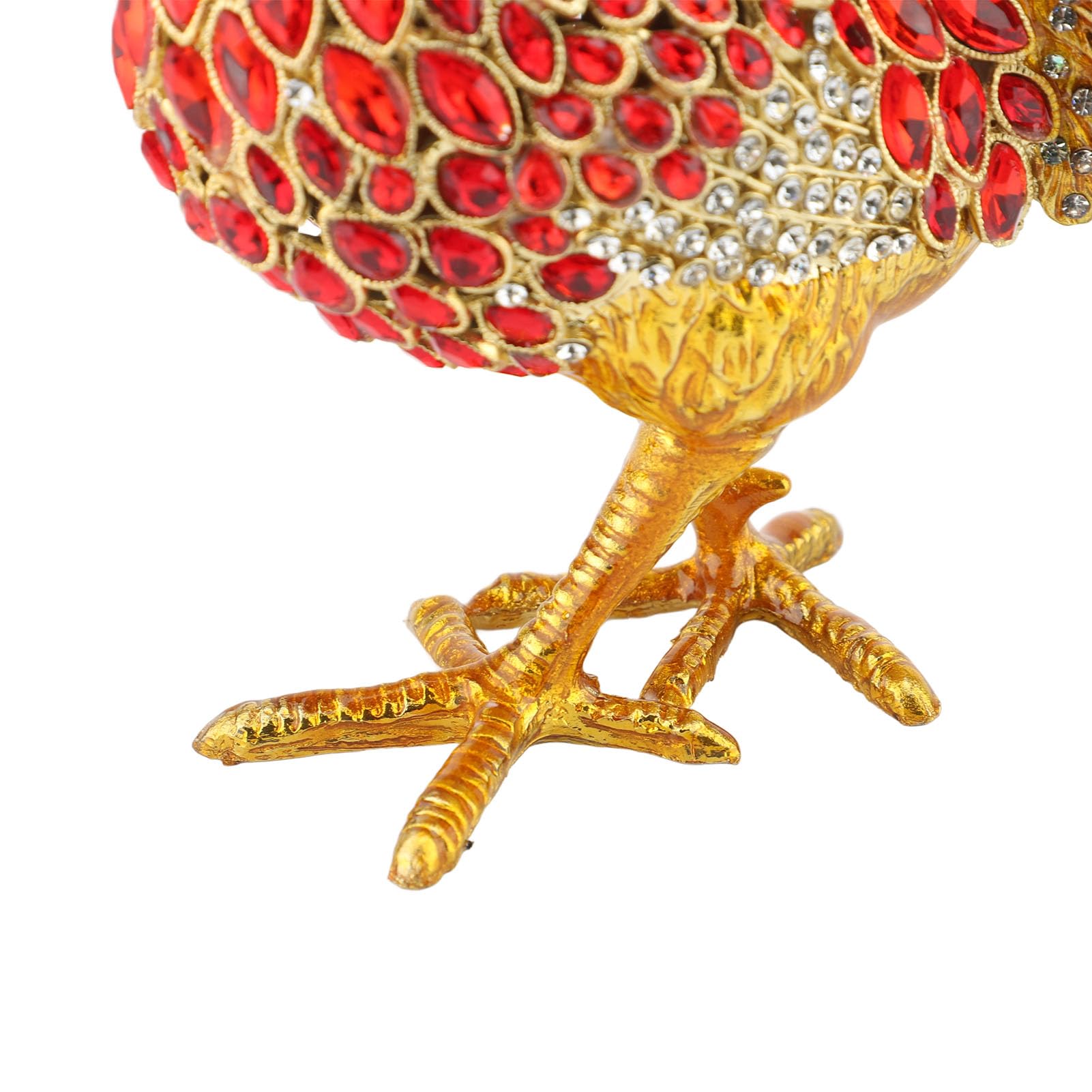 ZJchao Scatola per Ciondoli per Gioielli con e Gallo, in Lega Smaltata, Accessori Decorativi per la Casa per gli Amanti degli Animali