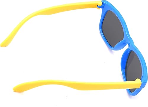 Miniatura 3 de Lentes de sol para niños pequeños, de plástico, polarizados, flexibles, para niños y niñas de 2 a 10 años.