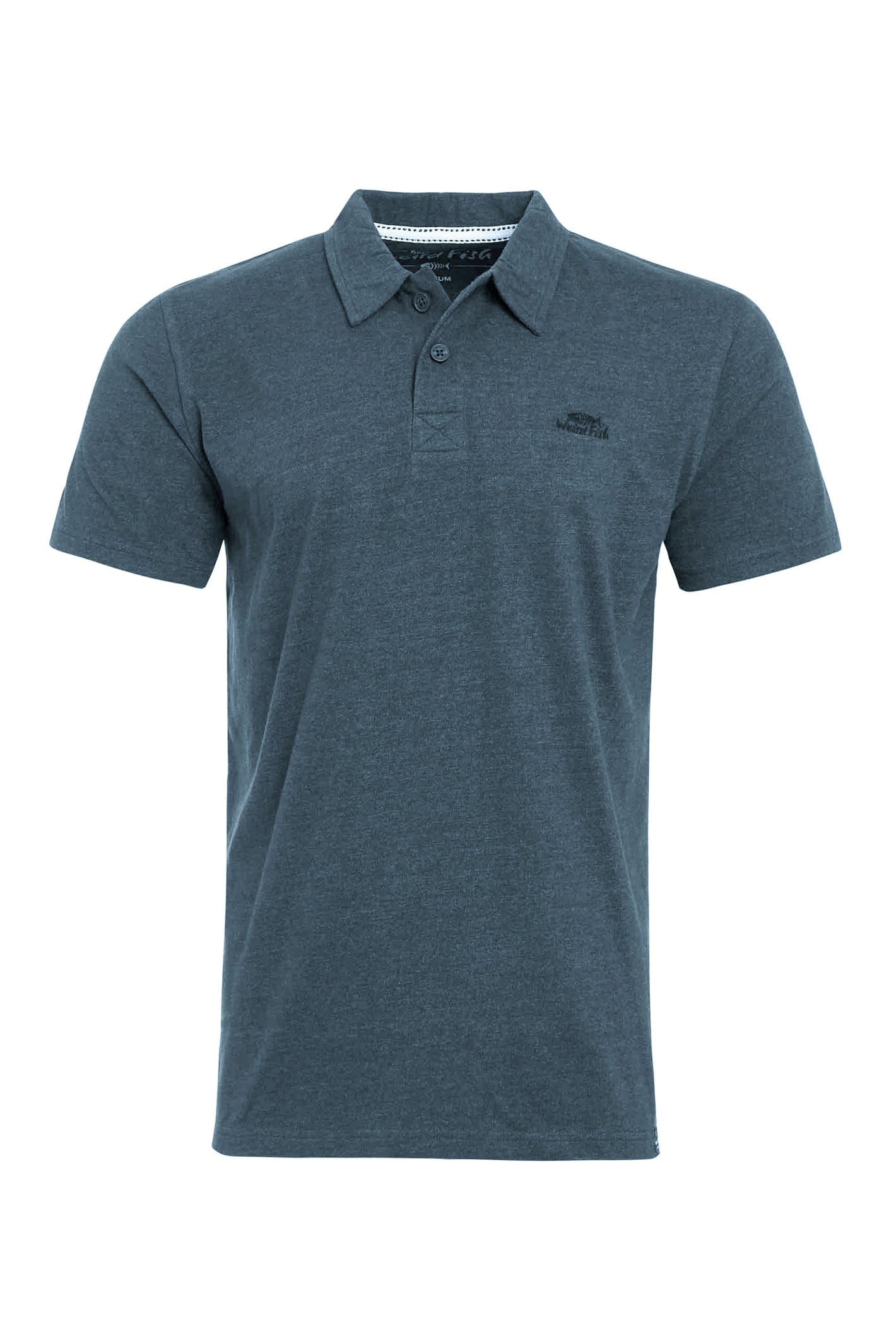 Weird Fish Jetstream Polo Shirt Navy Size M