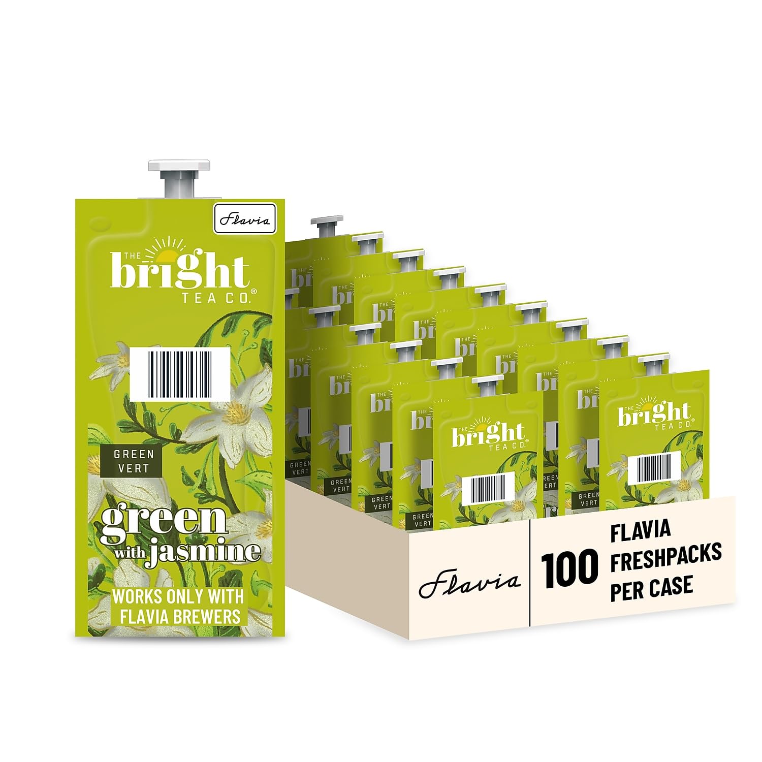 Amazon.com : Bright Tea Co. B503 Green Tea with Jasmine FLAVIA