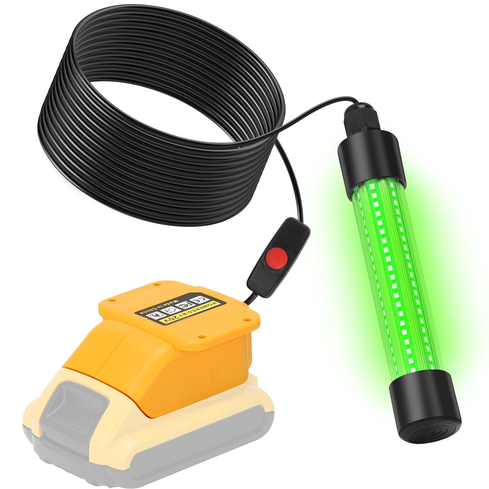 OLIBUY LED Underwater Green Fishing Light