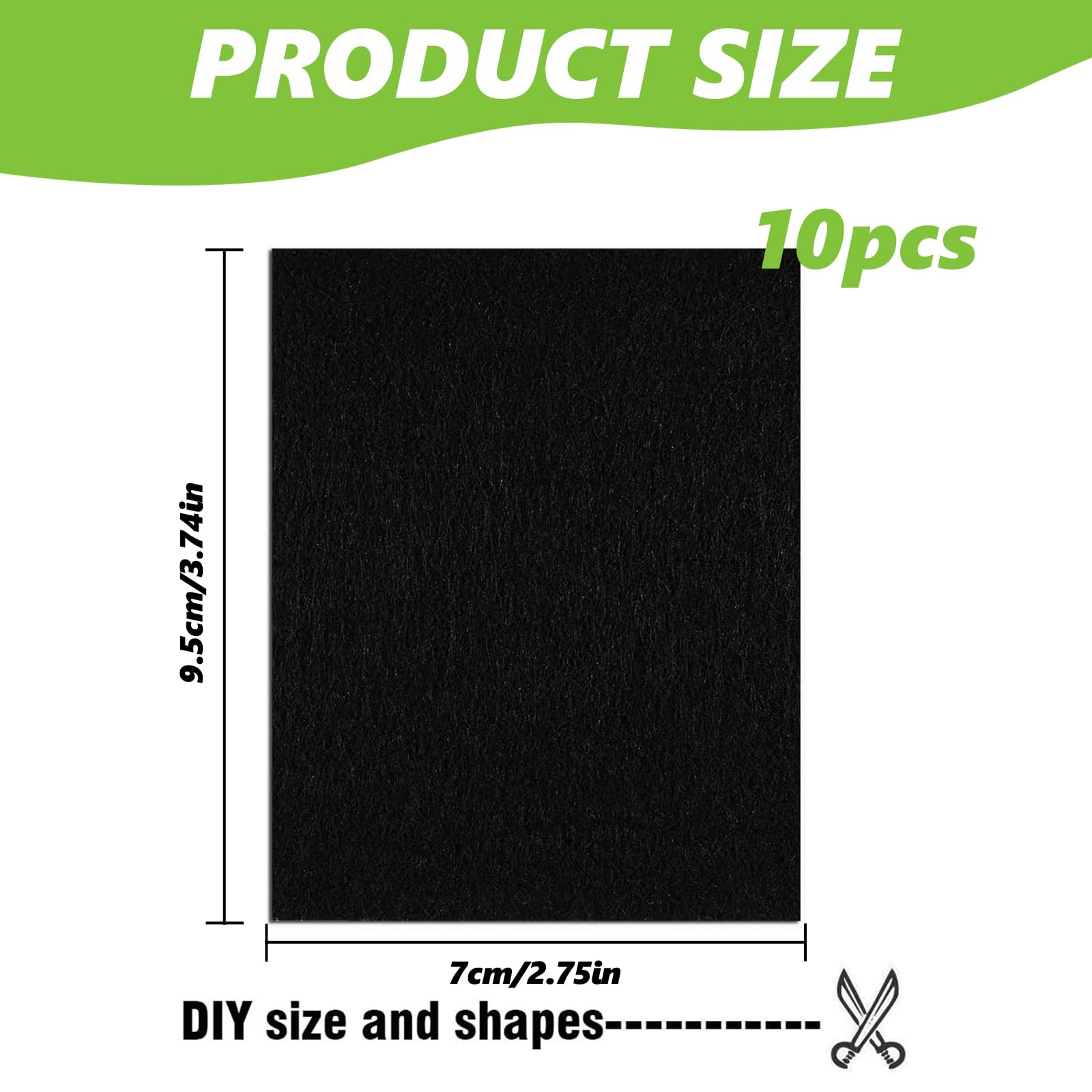 Filtre Anti-Odeur Charbon Actif 10 Pièces pour Poubelle Joseph Joseph