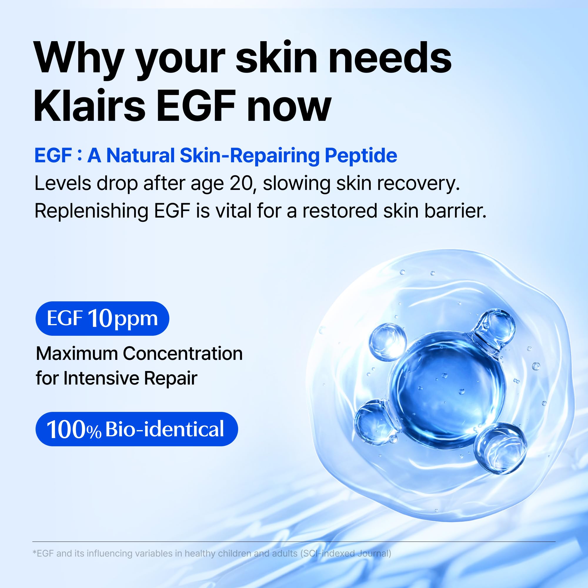 DearKlairs EGF Serum Blue Youth Activating Drop