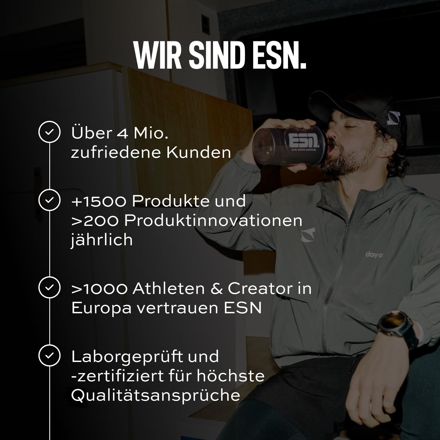 ESN Omega-3, 300 Kapseln, hochdosiert Fischöl mit 1200 mg EPA und 900 mg DHA pro Tagesportion