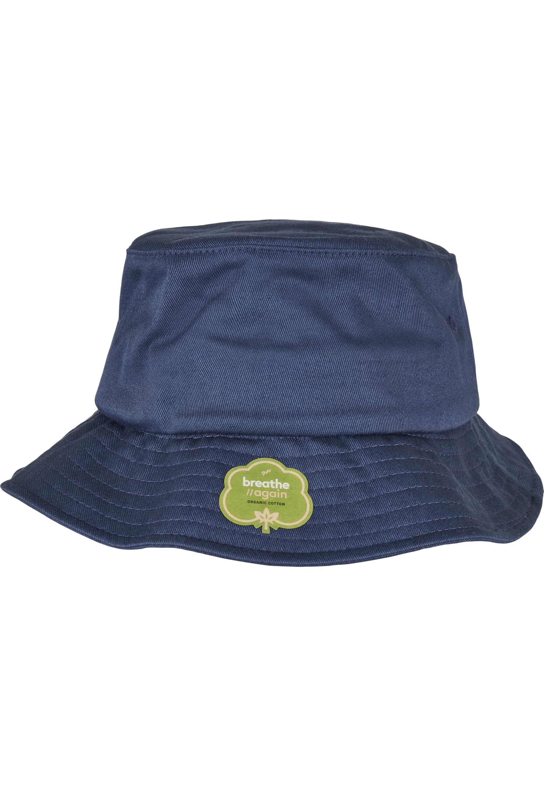 Flexfit Unisex Organic Cotton Bucket Hat Hat, Navy, One Size