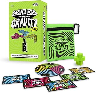 Cards Vs. Gravity Game Ages 10 and Up 2+ Players - This Fun Travel Game Can Be Taken Anywhere - Attached to Any Bottle. - Like Having in Your Pockets