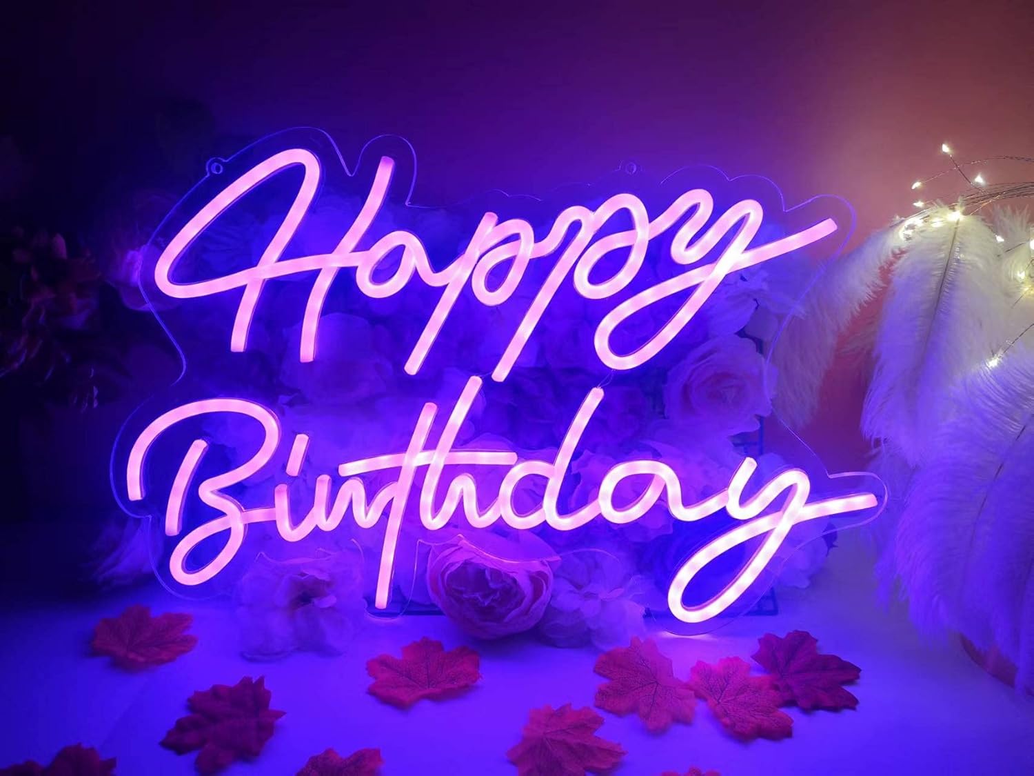 Ulalaza LED Neon Sign Night Light for Wall Party Décor Bedroom Room Bar Wedding Home Birthday Art Decoration Christmas with USB Chain Light modulator 5v 16.5''*9.1''