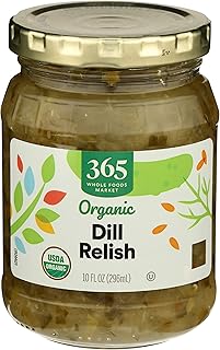 365 by Whole Foods Market, Pickles Dill Relish Organic, 10 Fl Oz