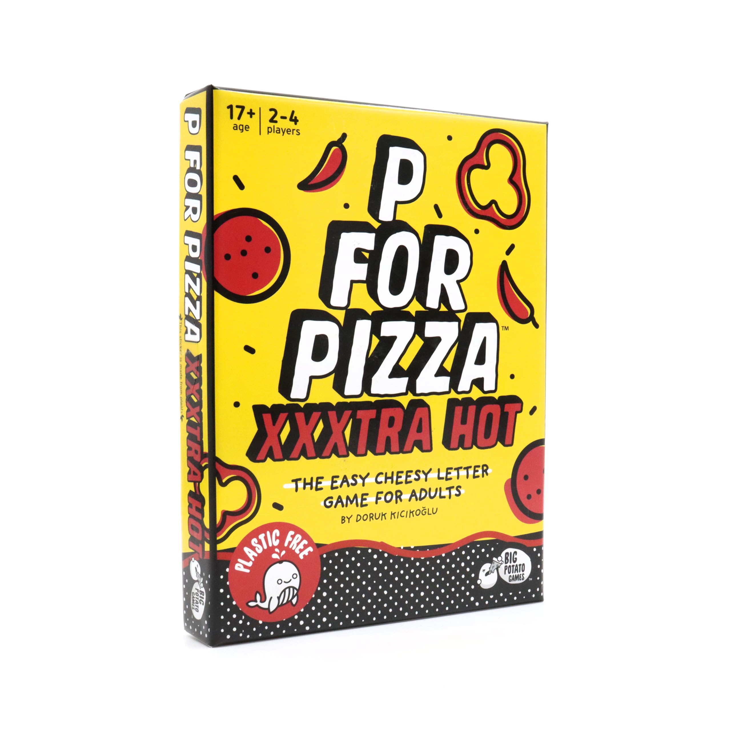 Big Potato P for Pizza Xxxtra Hot  Spicy Word Party Game for Adults & Friends | Hilarious, Innuendo-Filled Card Game for Game Nights, Parties, Hen & Stag Dos | Travel-Friendly, 2+ Players