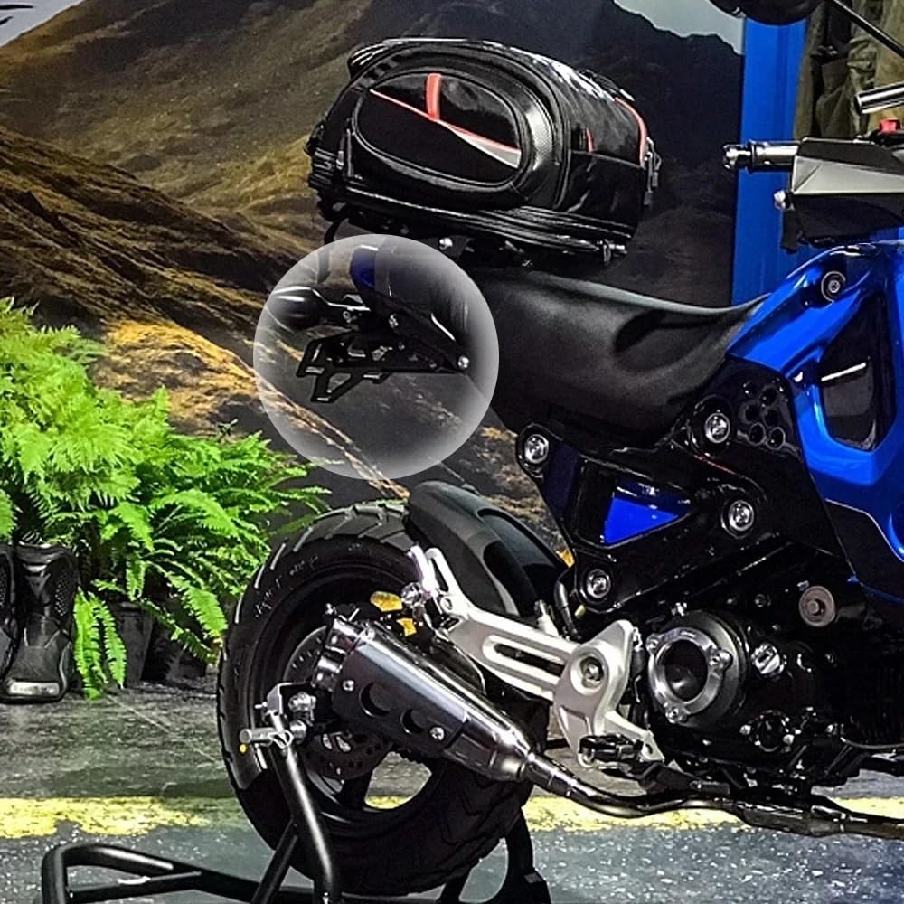 Portatarga Coda del motociclo Porta Targa HA CONDOTTO LA Luce Accessori Moto Per H2C MSX Per Grom 2020 2021 2022
