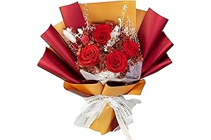 GLAMOUR BOUTIQUE Preserved Roses in a Box - Forever Flowers Gift for...
