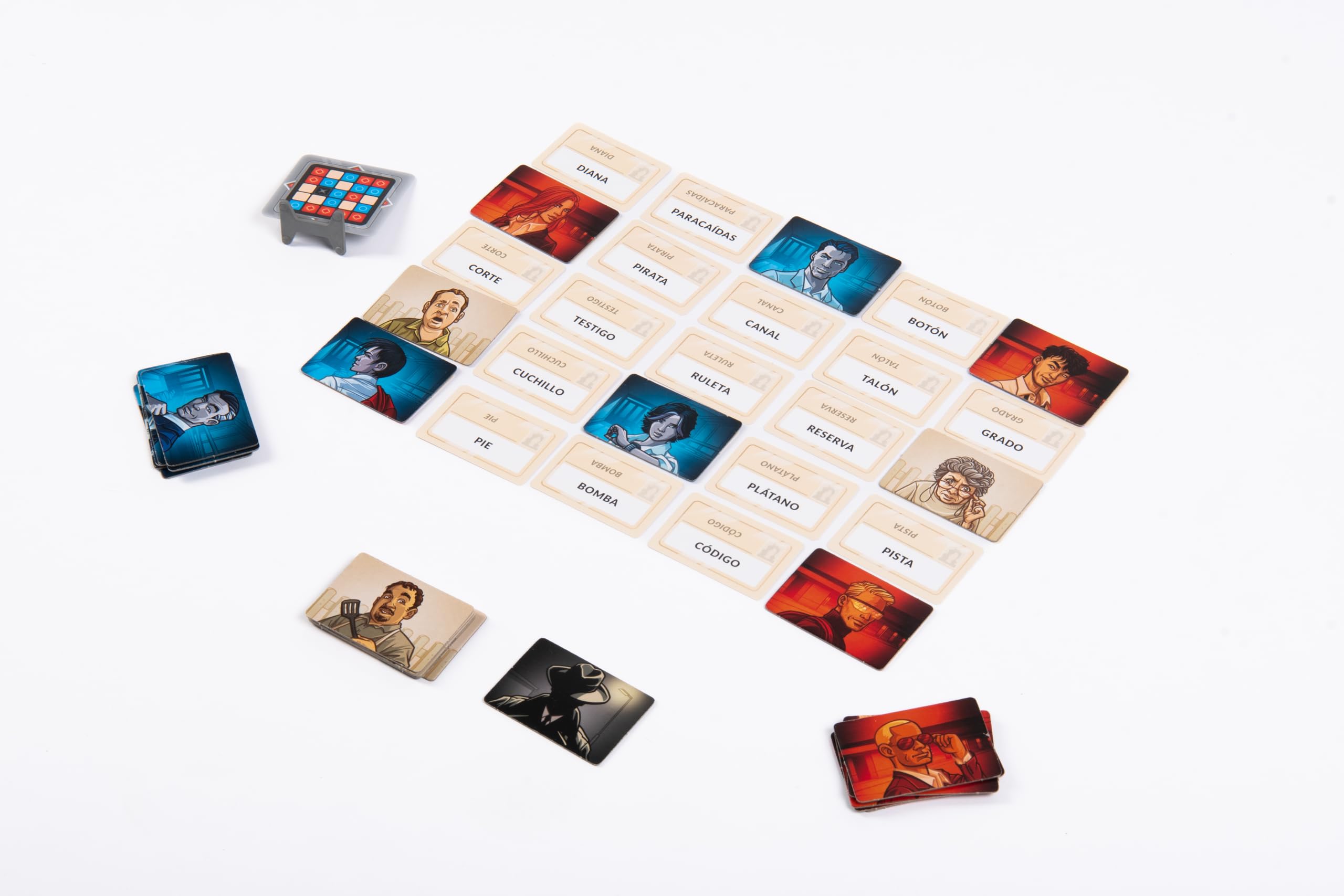 Devir - Código Secreto, Juego de Mesa de Espías y Palabras por Equipos, Estrategia y Deducción, para 2-8 Jugadores, a Partir de 8 Años, Portada 2025 | Edición española