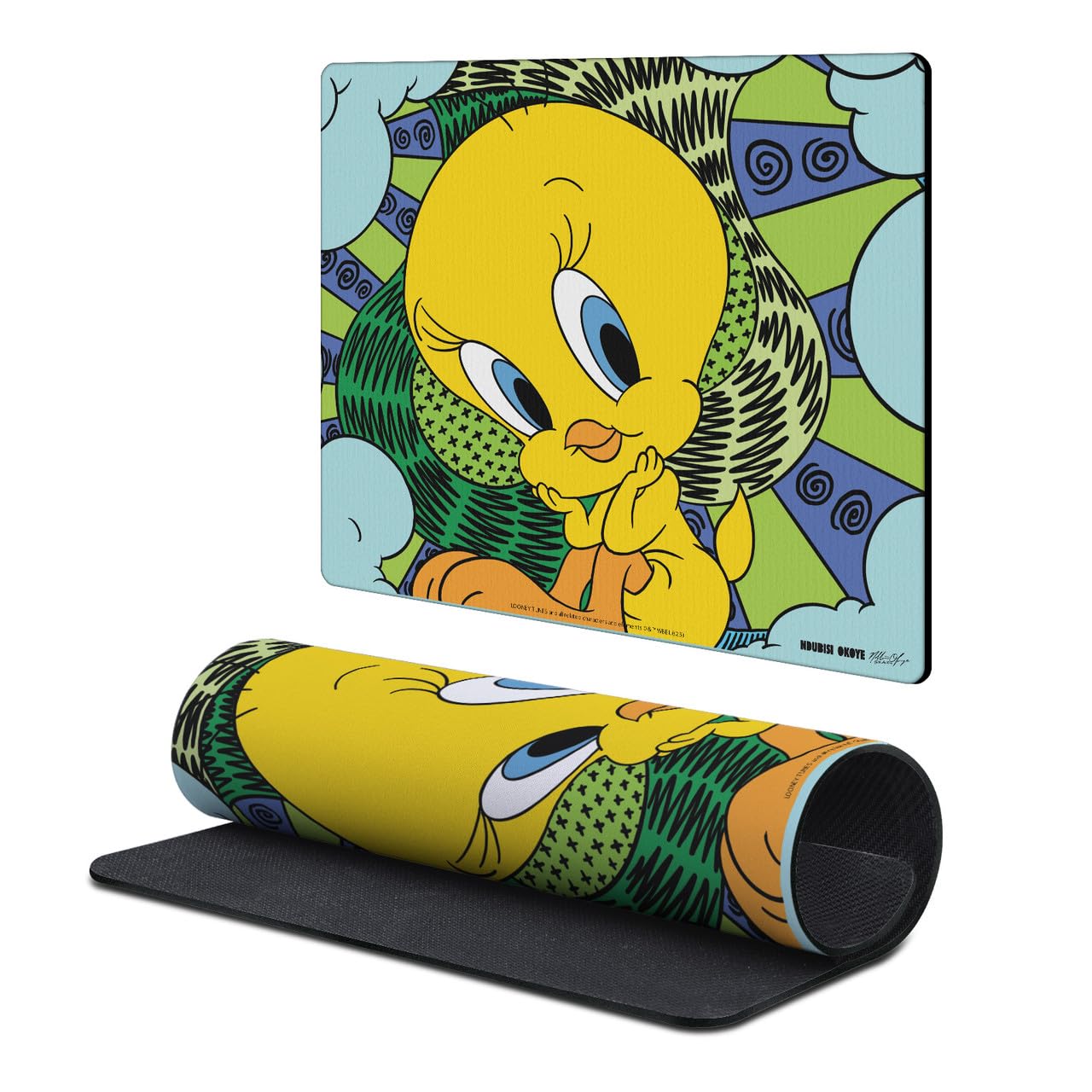 Head Case Designs Officially Licensed Looney Tunes Tweety Cartoon Character Art 9.84 x 11.81 x 0.12 inches (250 x 300 mm) - S Gaming Office Desk PC Keyboard Mouse Mat Pad