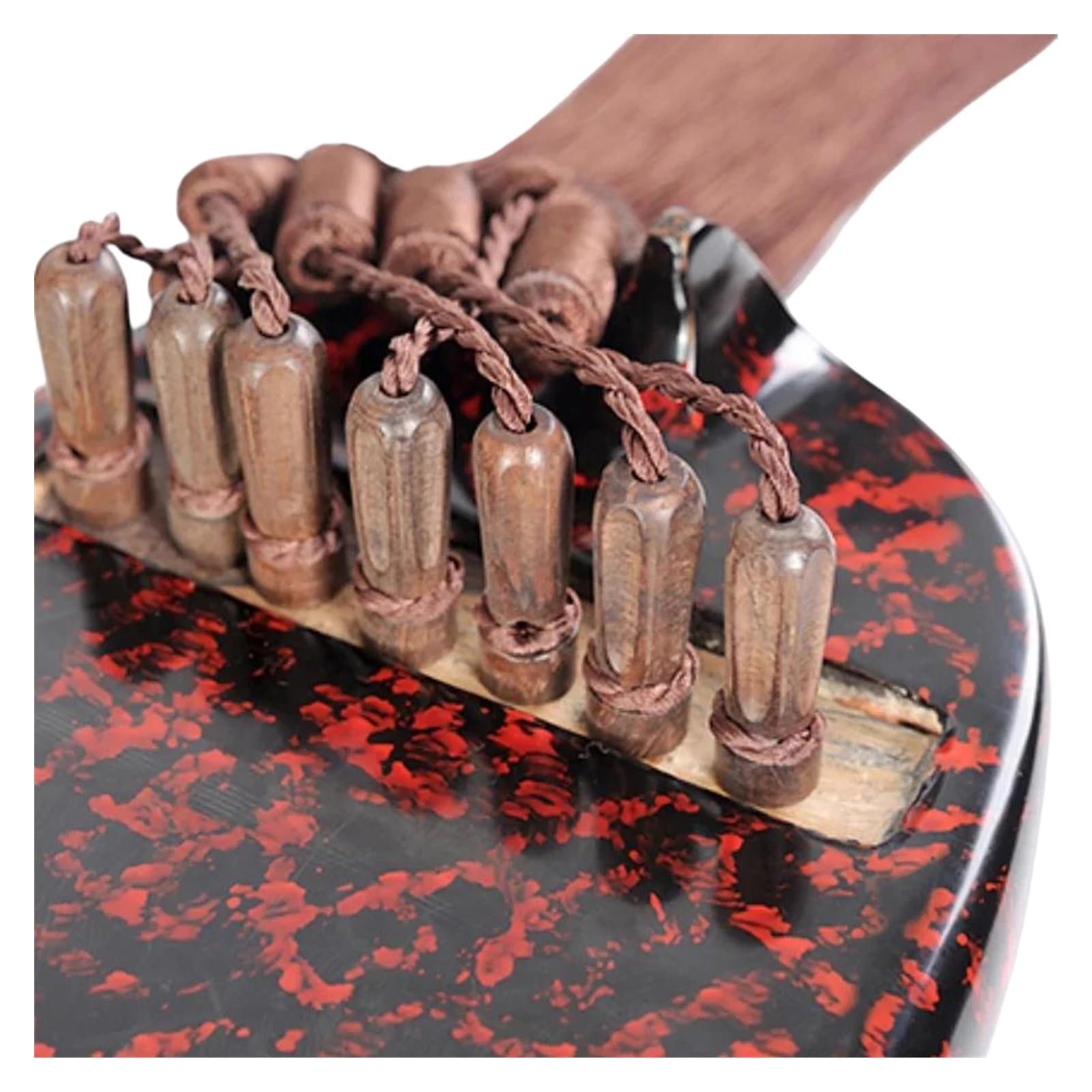 Professionelles Musikinstrument Guqin Guqin Handgefertigt Aus Zedernholz Ist Ein Traditionelles Saiteninstrument Das Für Anfänger Geeignet Ist